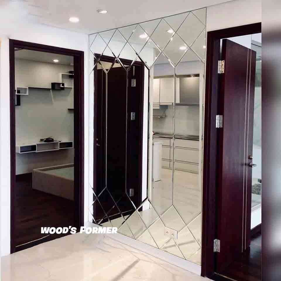 diamond cut mirror